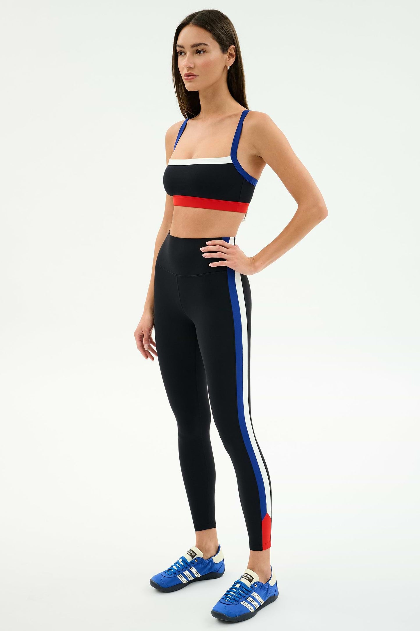 Monah Legging - Black/Cobalt