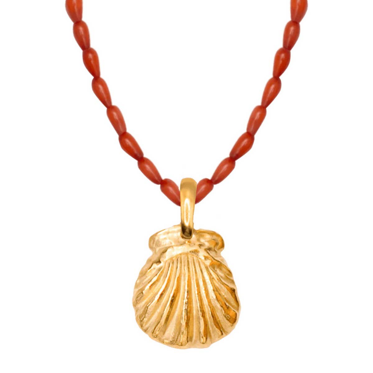 Gold Ocean Charms Necklace