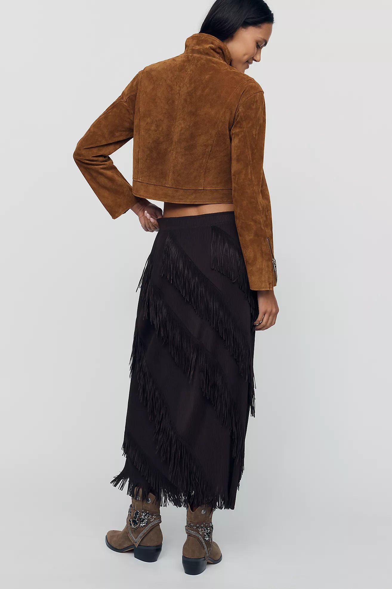 Kellie Skirt - Brown