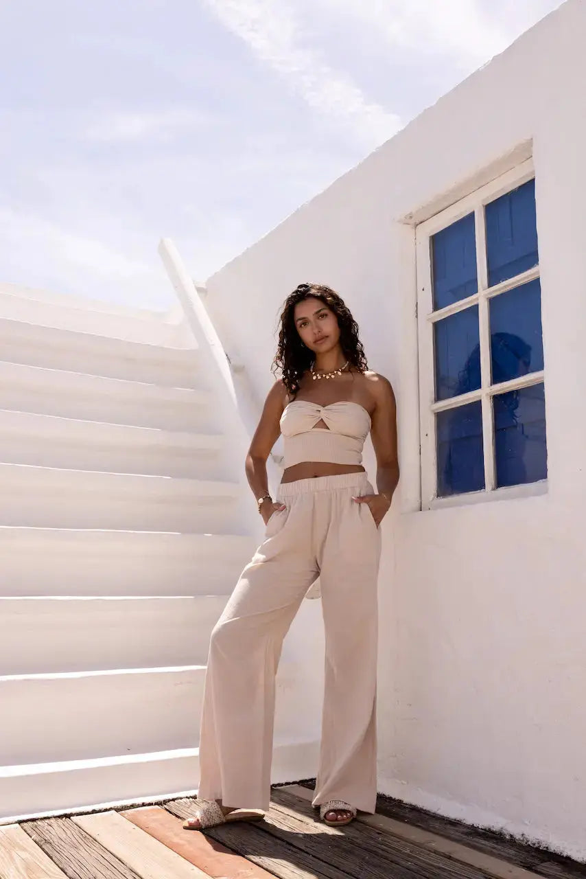 Azure Pants - Beige