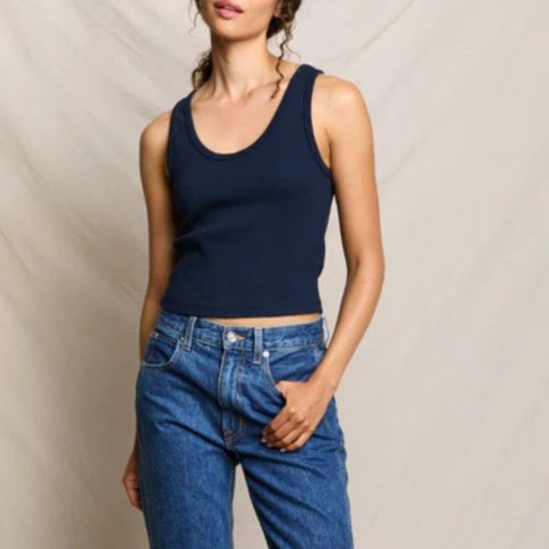 Blondie Tank - Navy