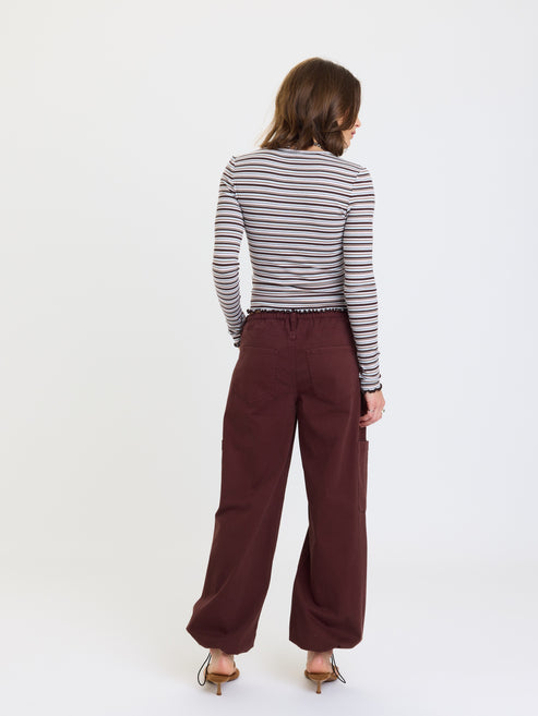 Mirage Cargo Jean - Cherry