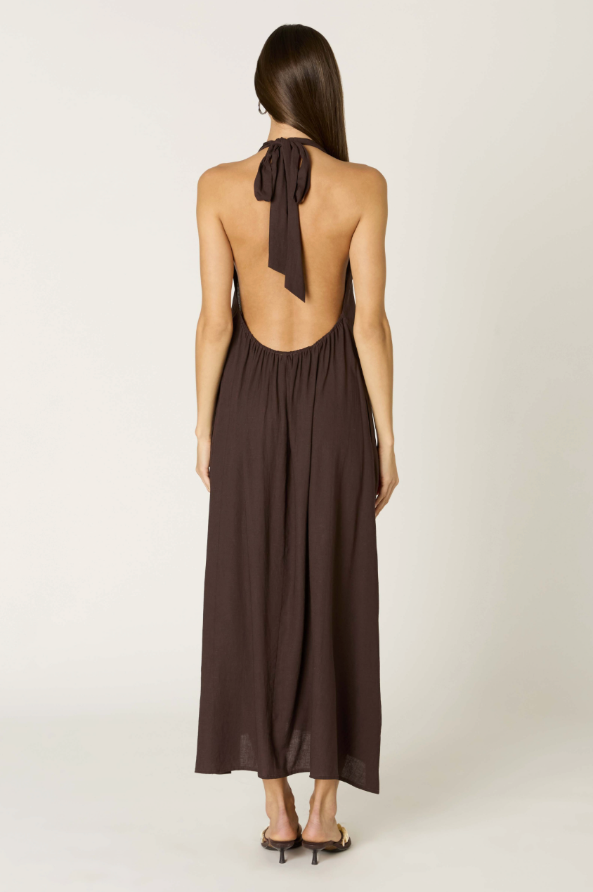 Gaetano Dress - Coffee
