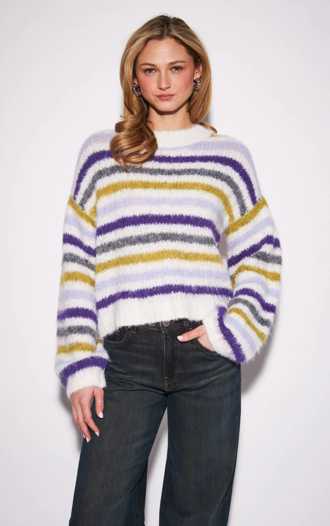 Zoe Sweater - Lavender Haze