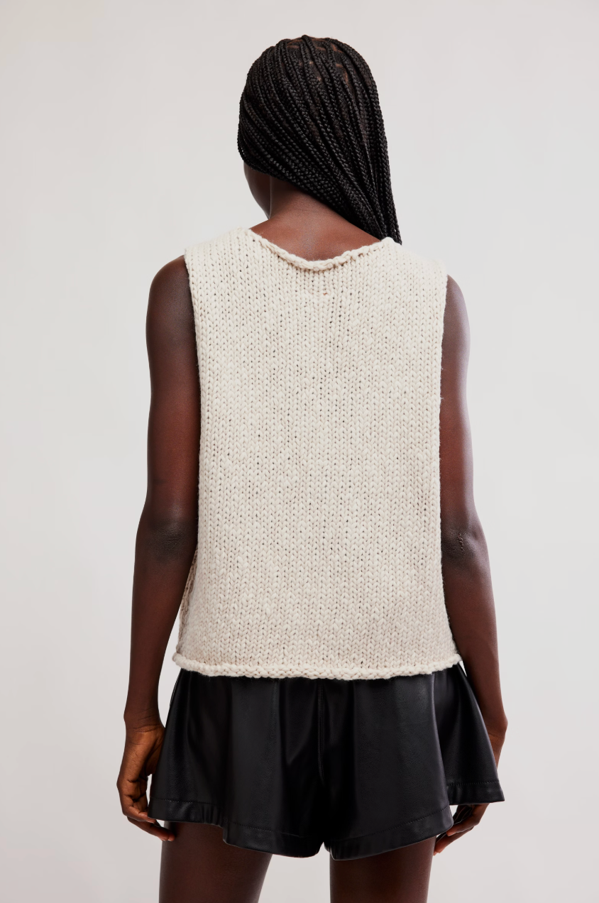 Opal Knit Tank - Tea