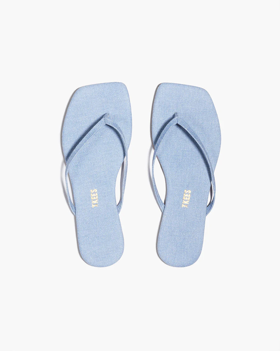 Square Toe Lilly Washed Denim