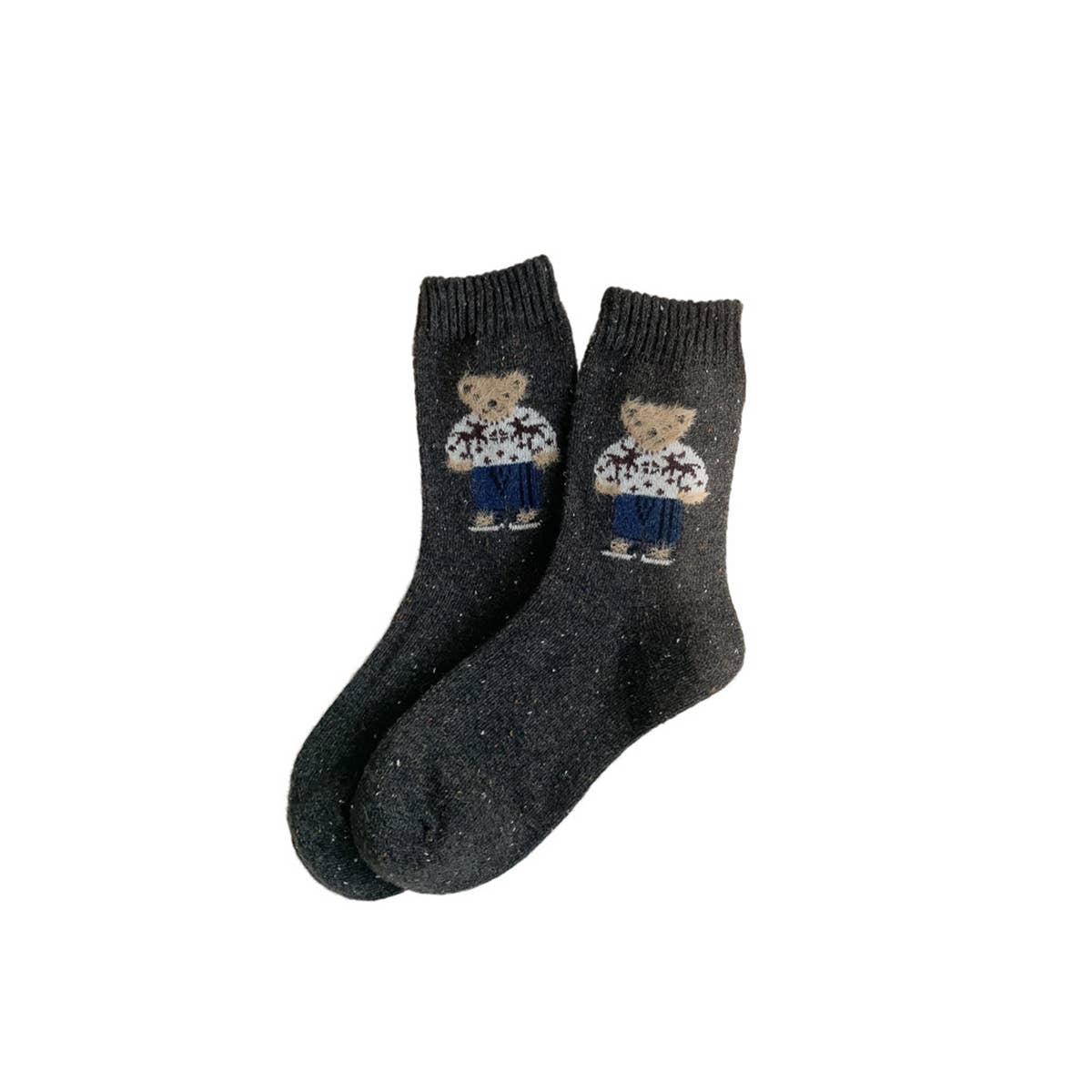 Wool Bear Crew Socks