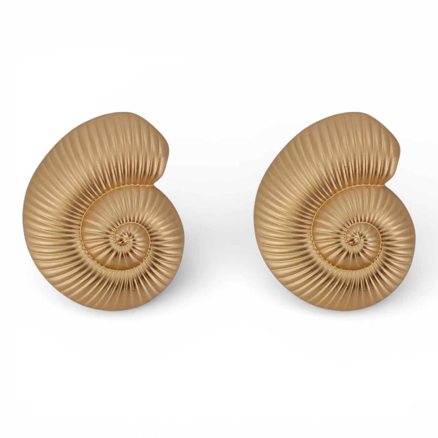 Gold Seashell Earrings