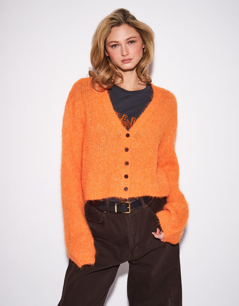 Angie Cardigan - Tangerine Crush