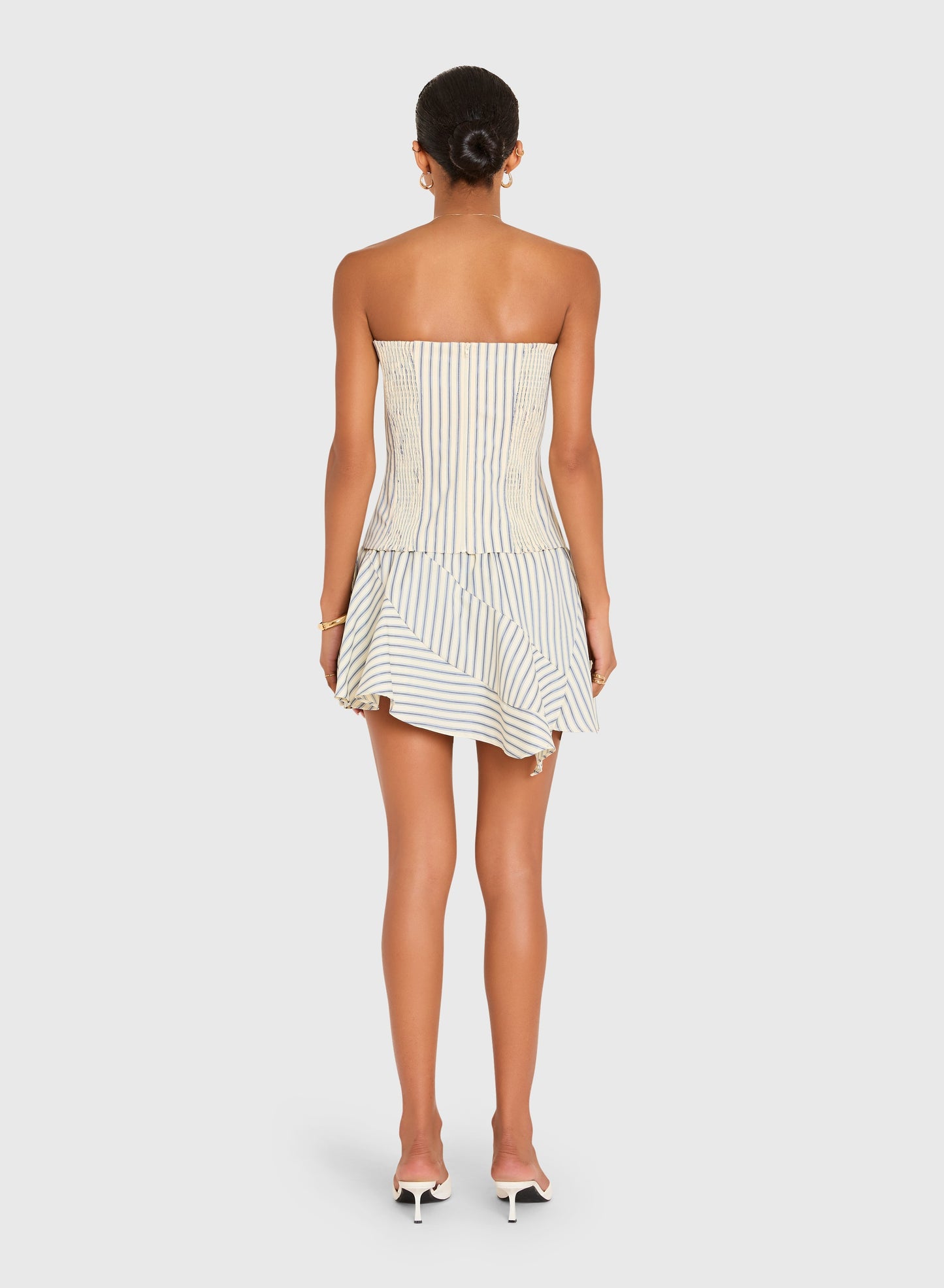 Hathaway Top - Oxford Blue Stripe