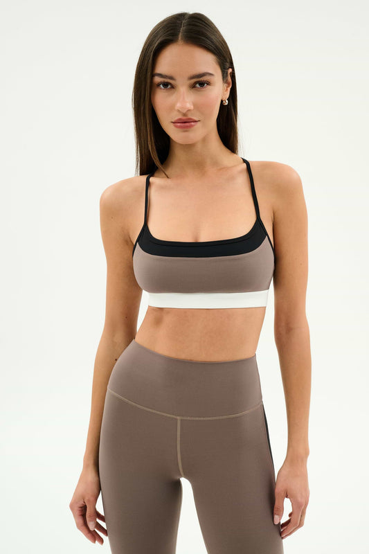 Scottie Bra - Lentil/Black