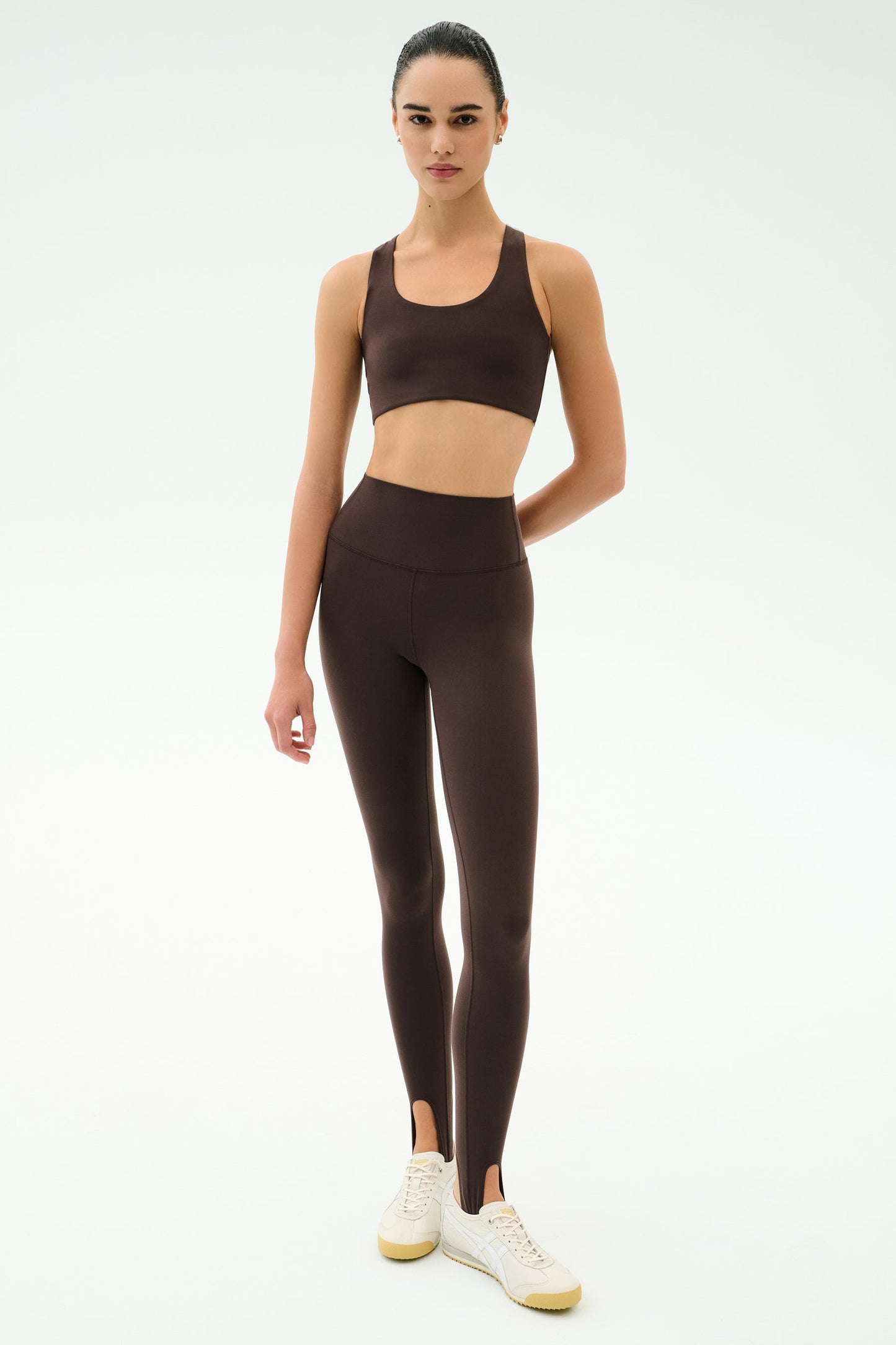 River Airweight Stirrup Legging - Dark Chocolate