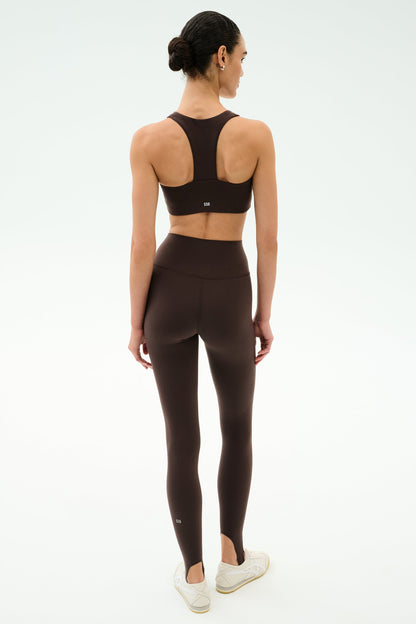 River Airweight Stirrup Legging - Dark Chocolate