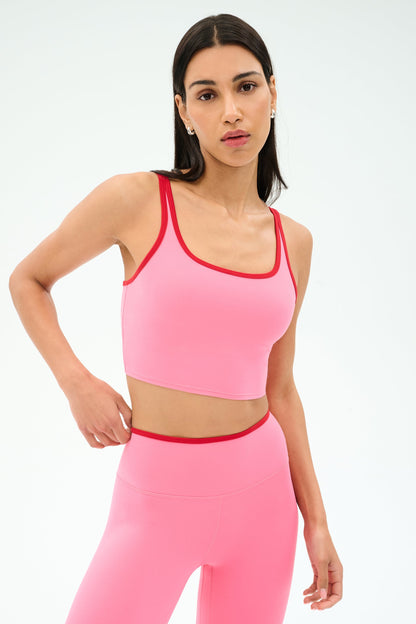 Cait Rigor Bralette - Strawberry