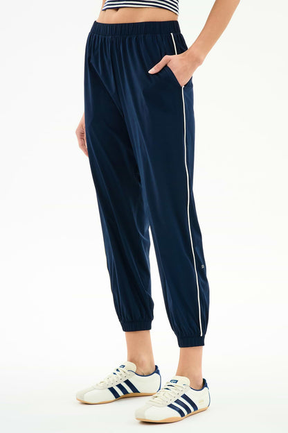 Megan Jogger - Indigo/Creme