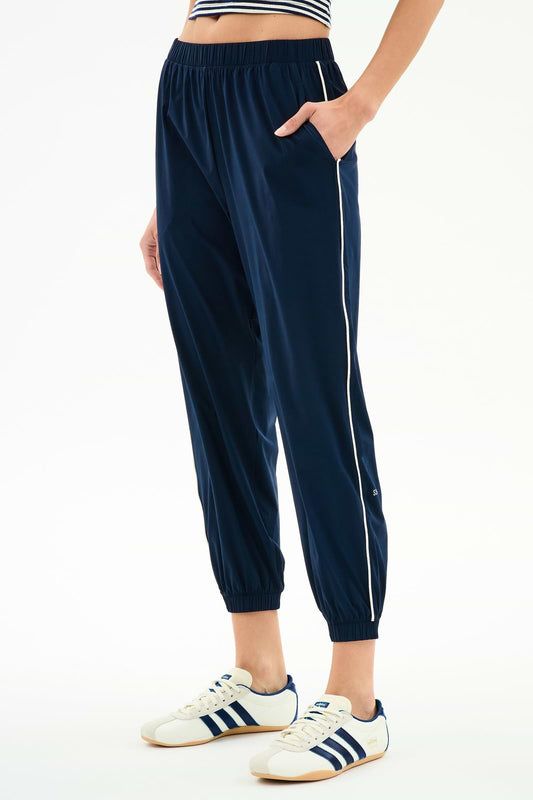 Megan Jogger - Indigo/Creme