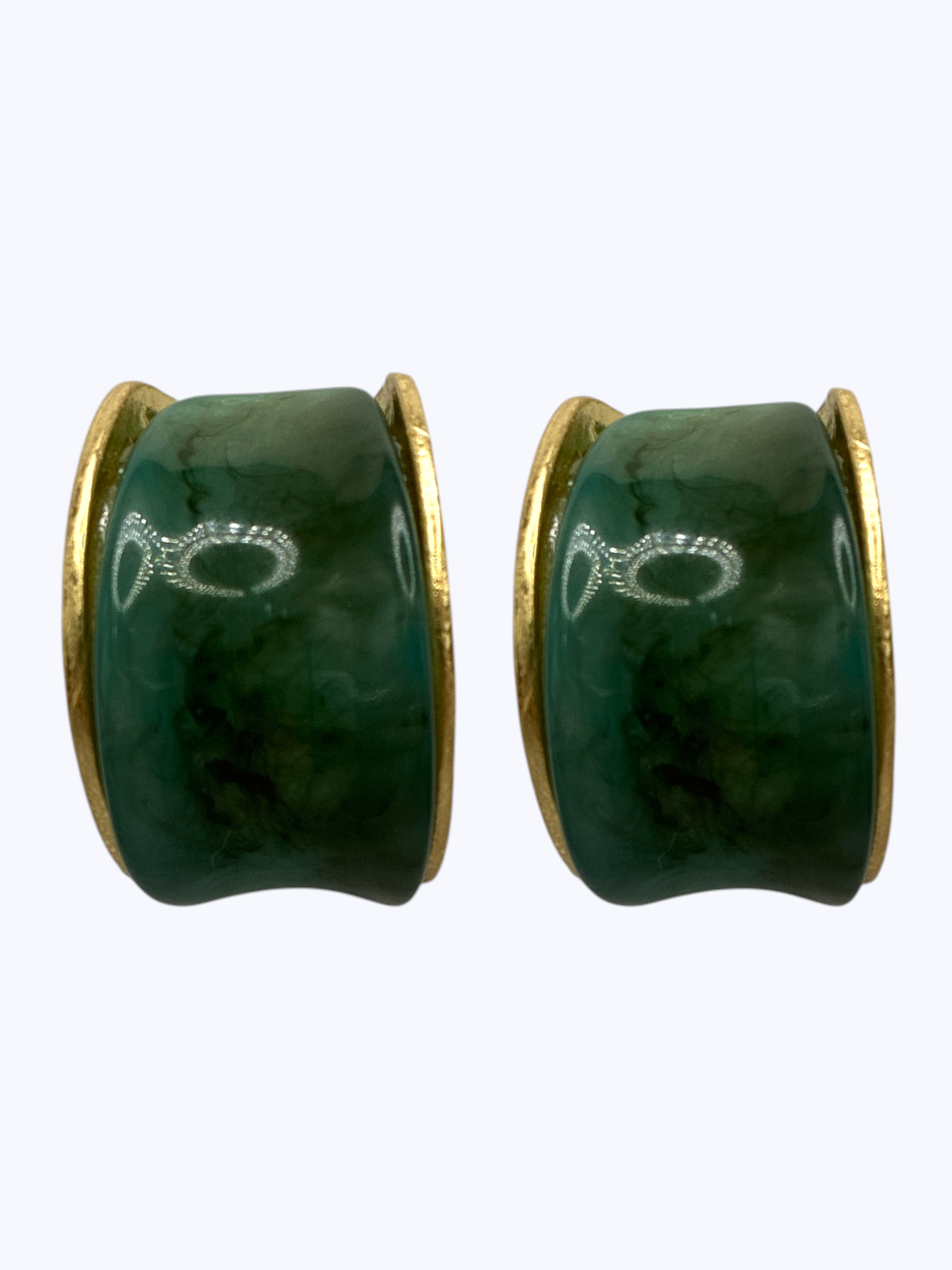 Curved Acrylic Hoop Earrings