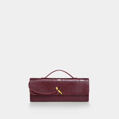 Crocodile Leather Clutch
