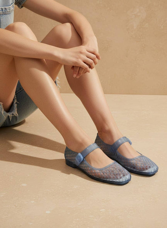 Jelly Flats - Light Blue