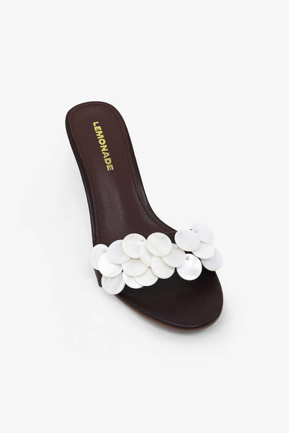 Mother of Pearl Kitten Heel