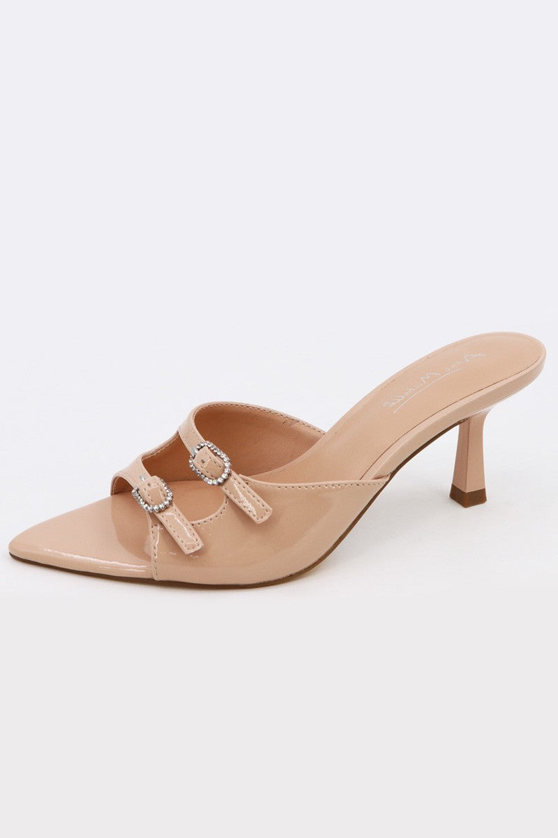 Two Straps Nude Heel