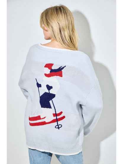 Ski Printed Cardigan