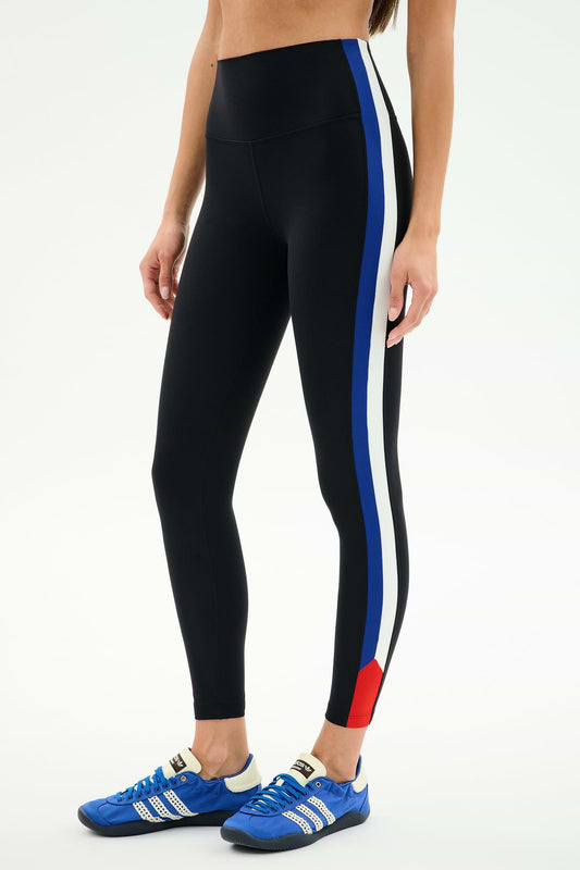 Monah Legging - Black/Cobalt