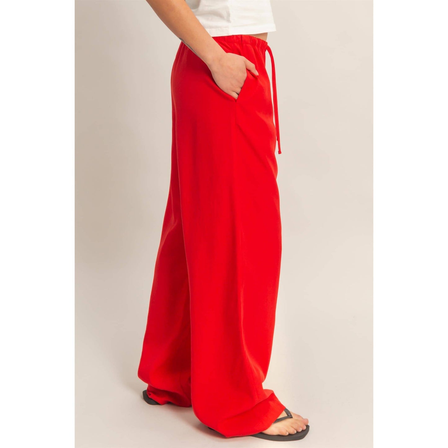 Linen Straight Leg Pants