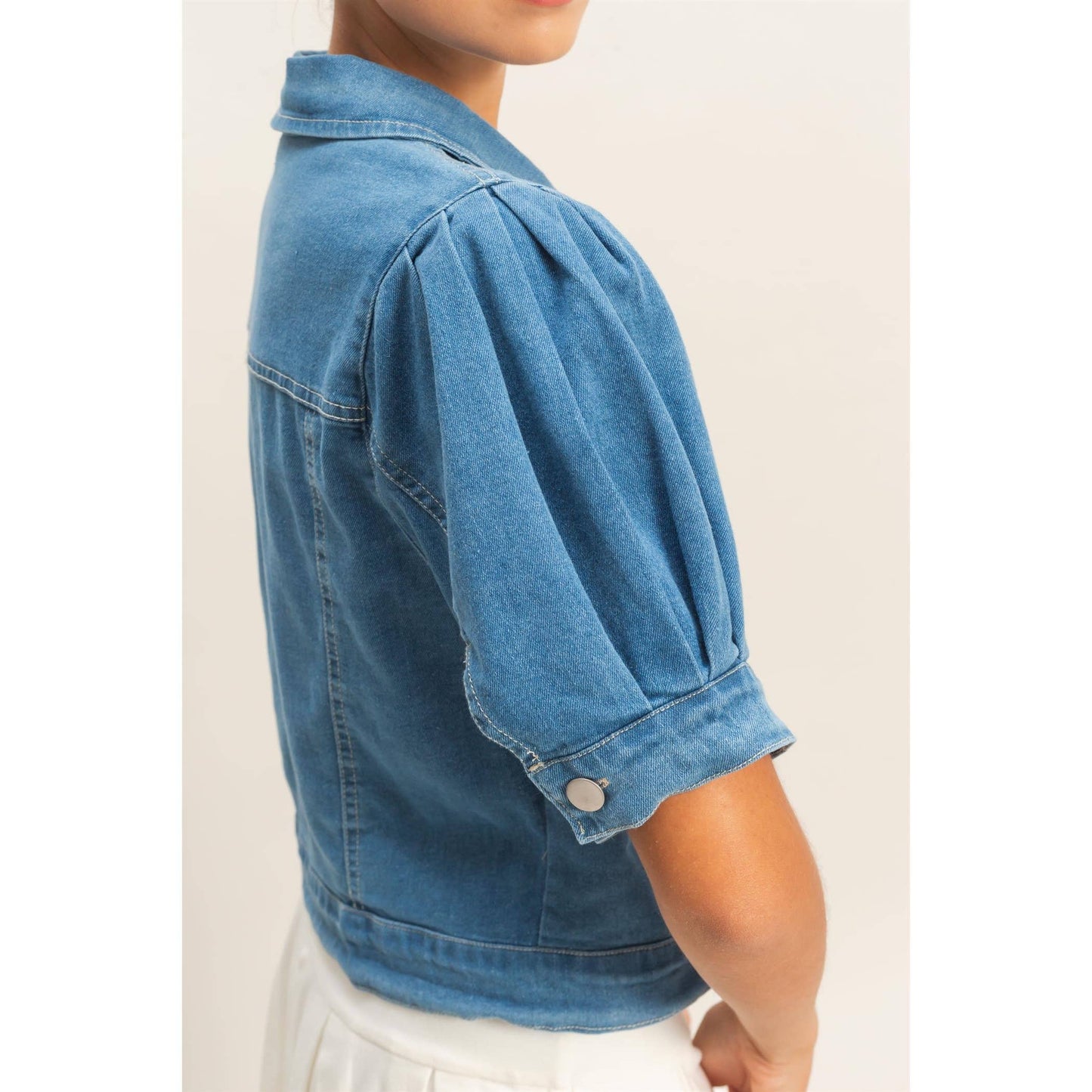 Enzyme Washed Denim Jacket