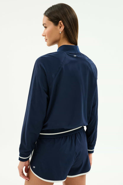 Carrie Jacket - Indigo/Red