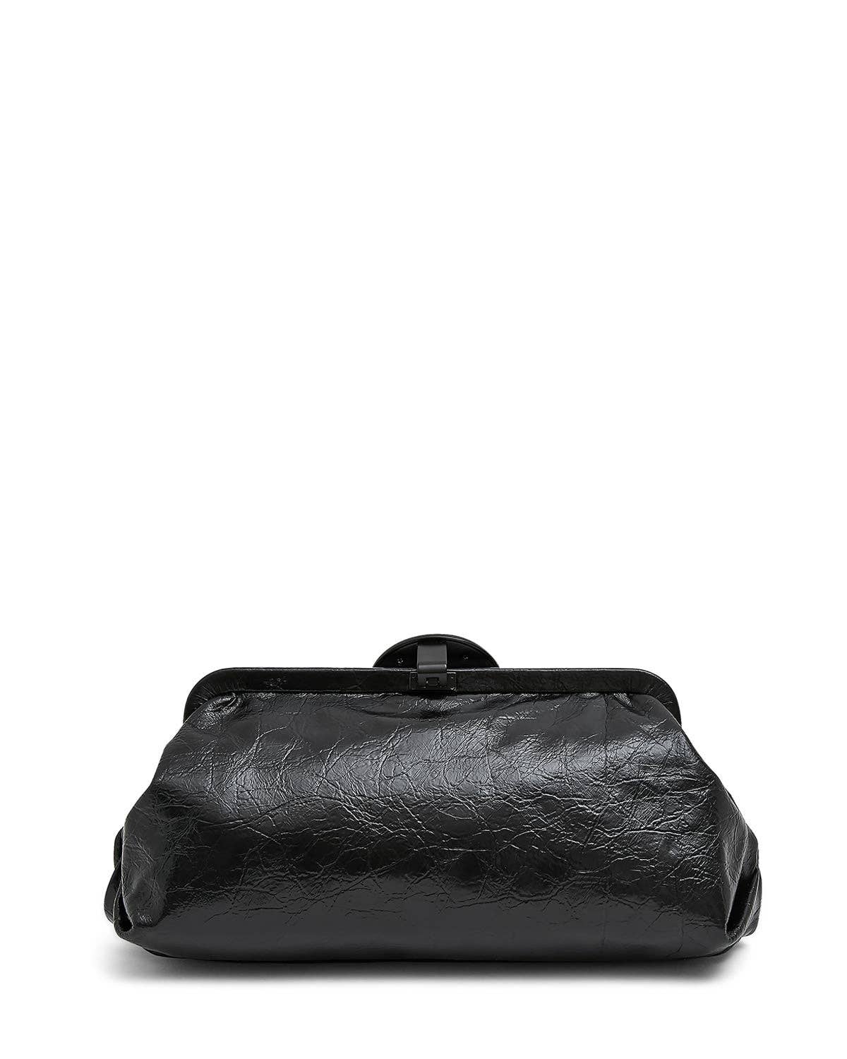 Full Circle Clutch - Black Crinkle
