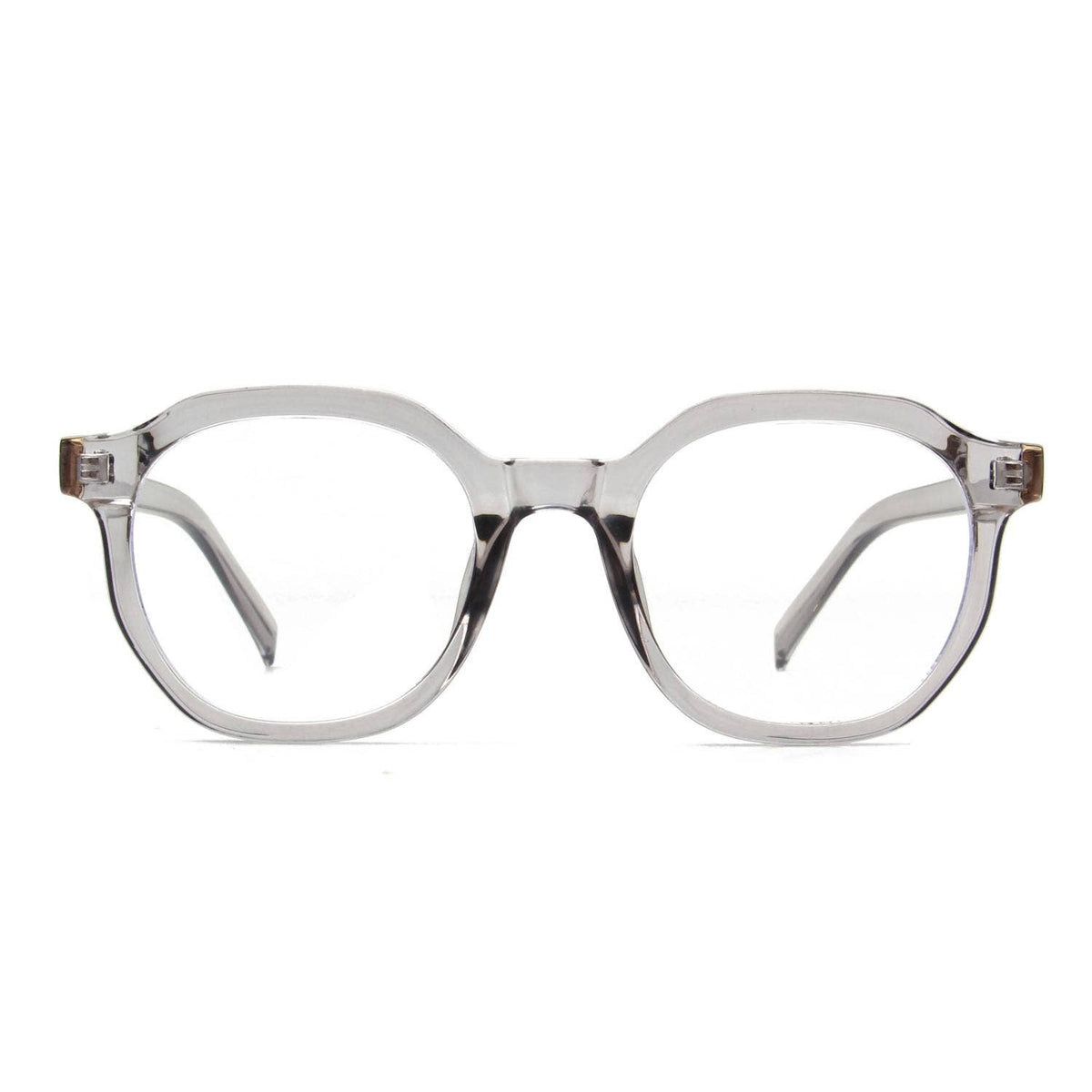 Round Geometric Blue Light Glasses
