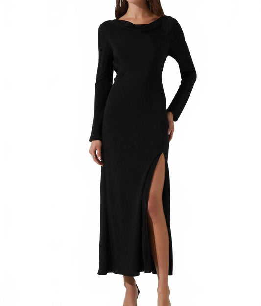 Decima Cowl Neck Maxi Dress