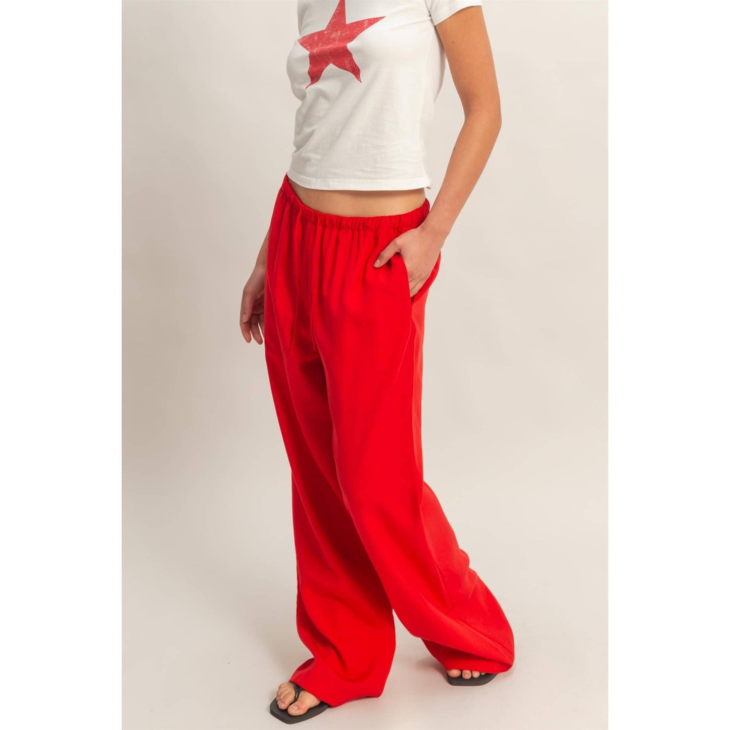 Linen Straight Leg Pants