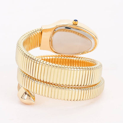 Oval Coil Wrap Watch