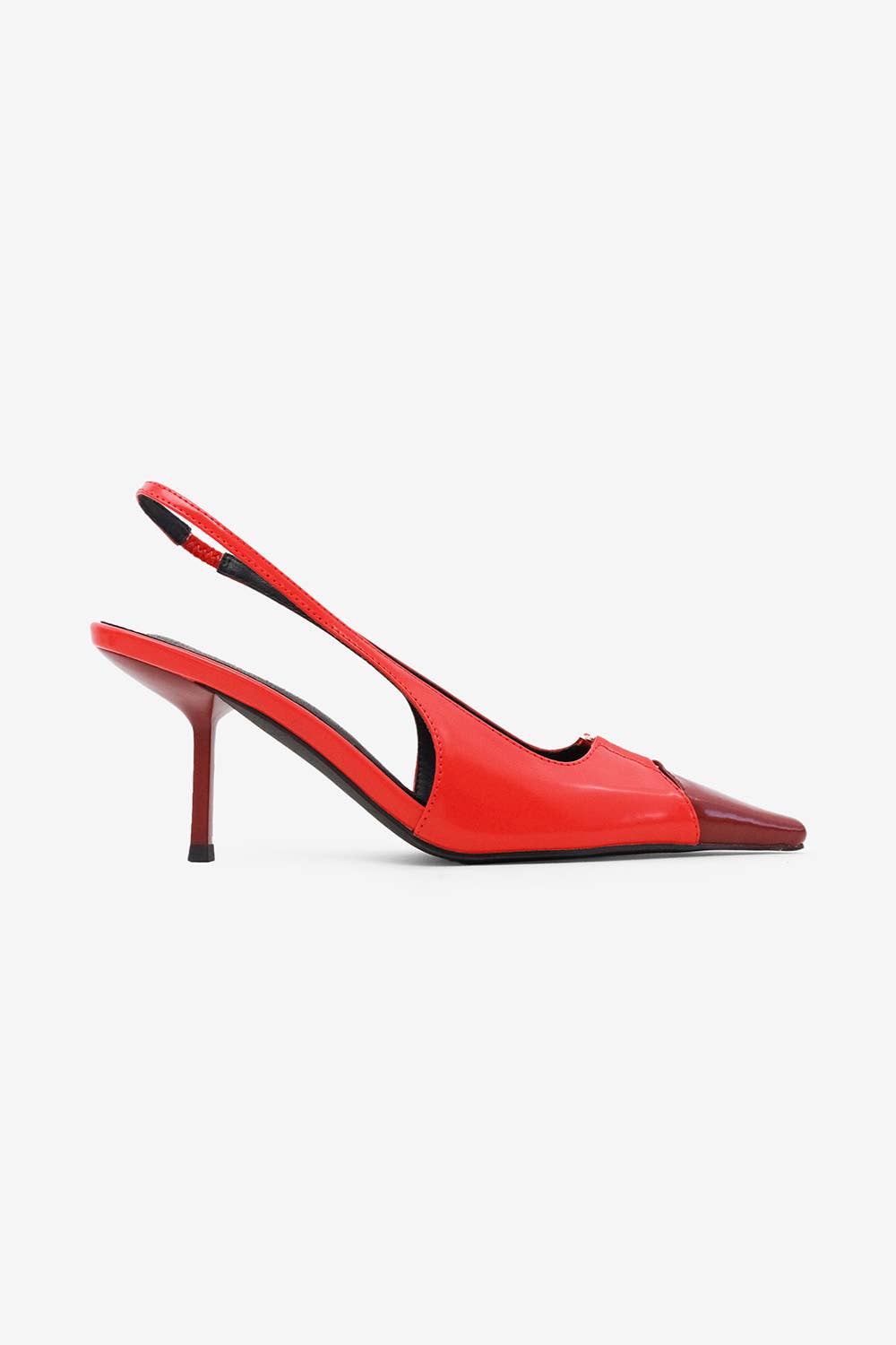 Locked In Slingback Heel - Red