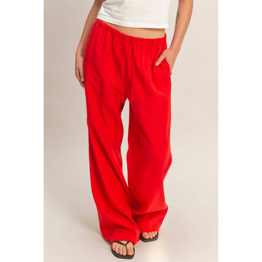 Linen Straight Leg Pants