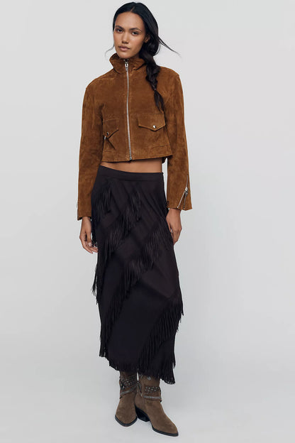 Kellie Skirt - Brown