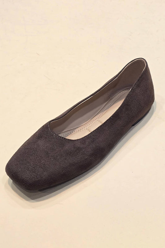 Global Flats - Brown Suede