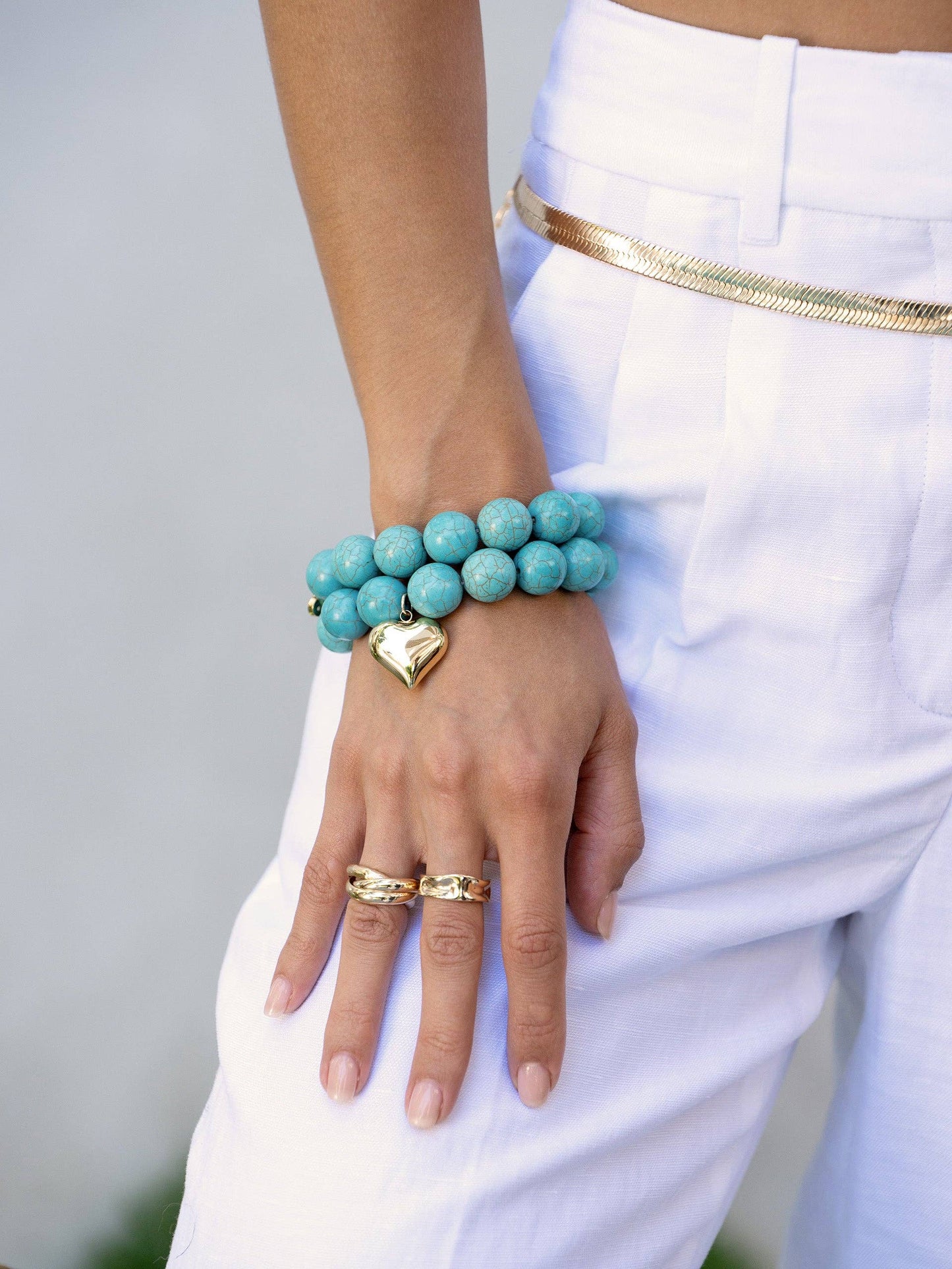 Luck & Love Turquoise Bracelet Set