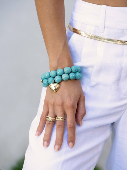 Luck & Love Turquoise Bracelet Set