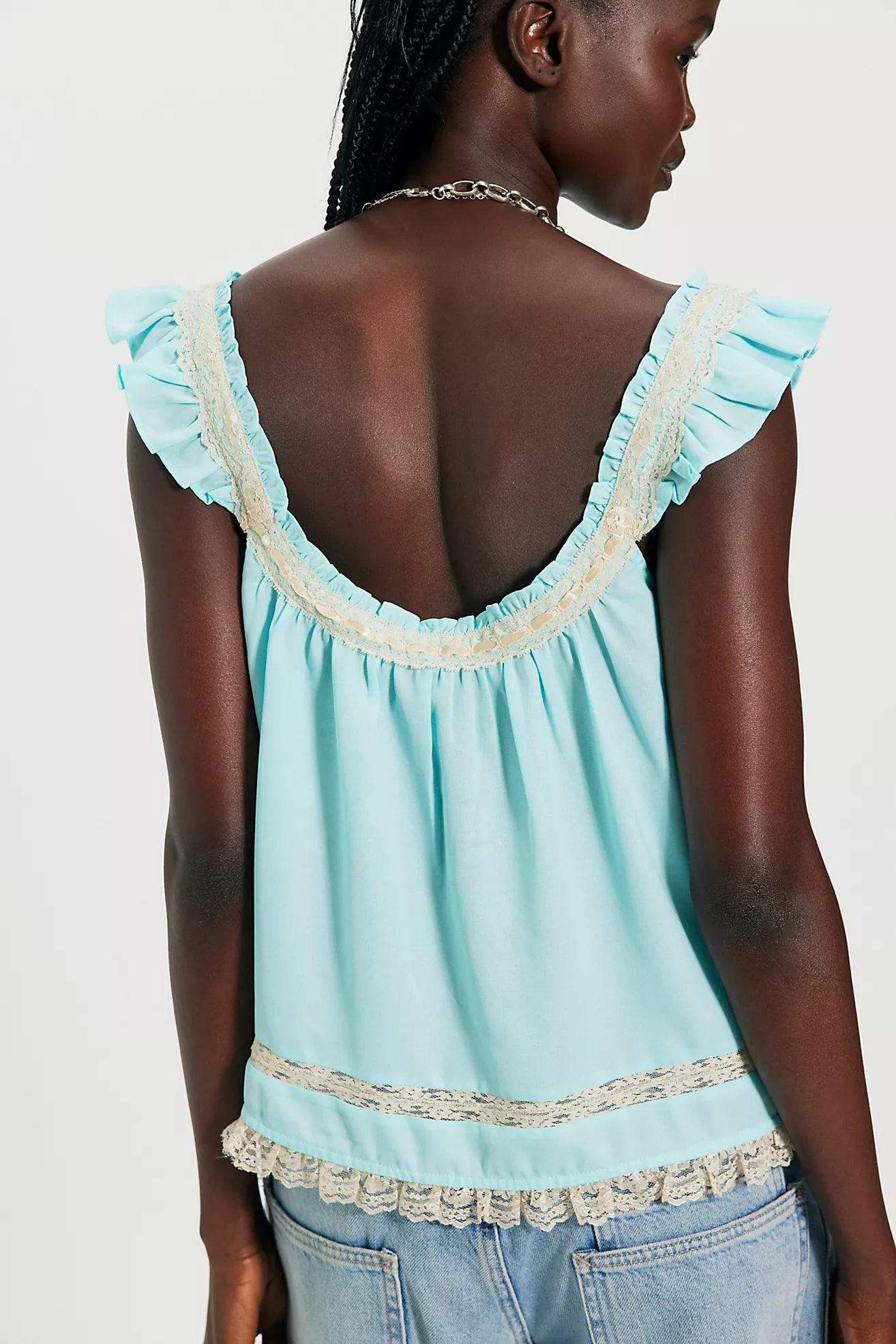 Mabel Tank - Pastel Blue