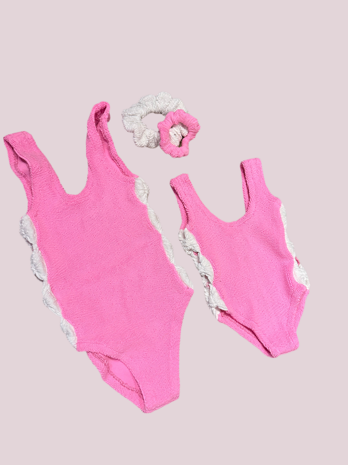 Mommy and Me Swimsuits w/ matching scrunchies