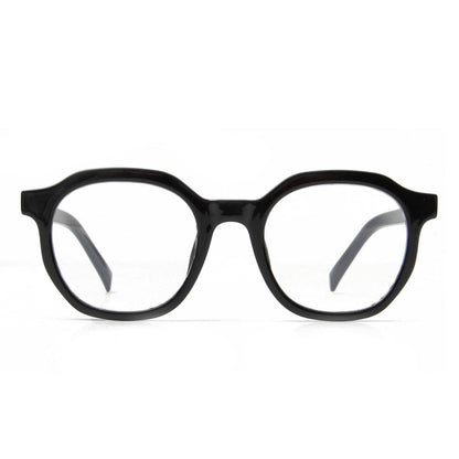 Round Geometric Blue Light Glasses
