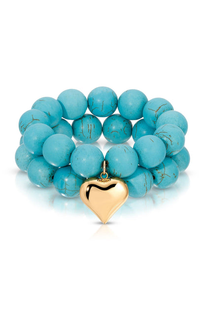 Luck & Love Turquoise Bracelet Set