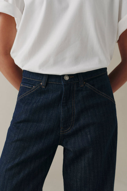 BNA Jean - Indigo Pinstripe