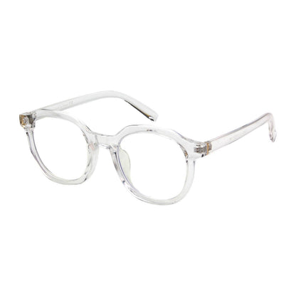 Round Geometric Blue Light Glasses
