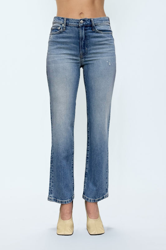 Aleks Mid Rise Straight Jean - Muse