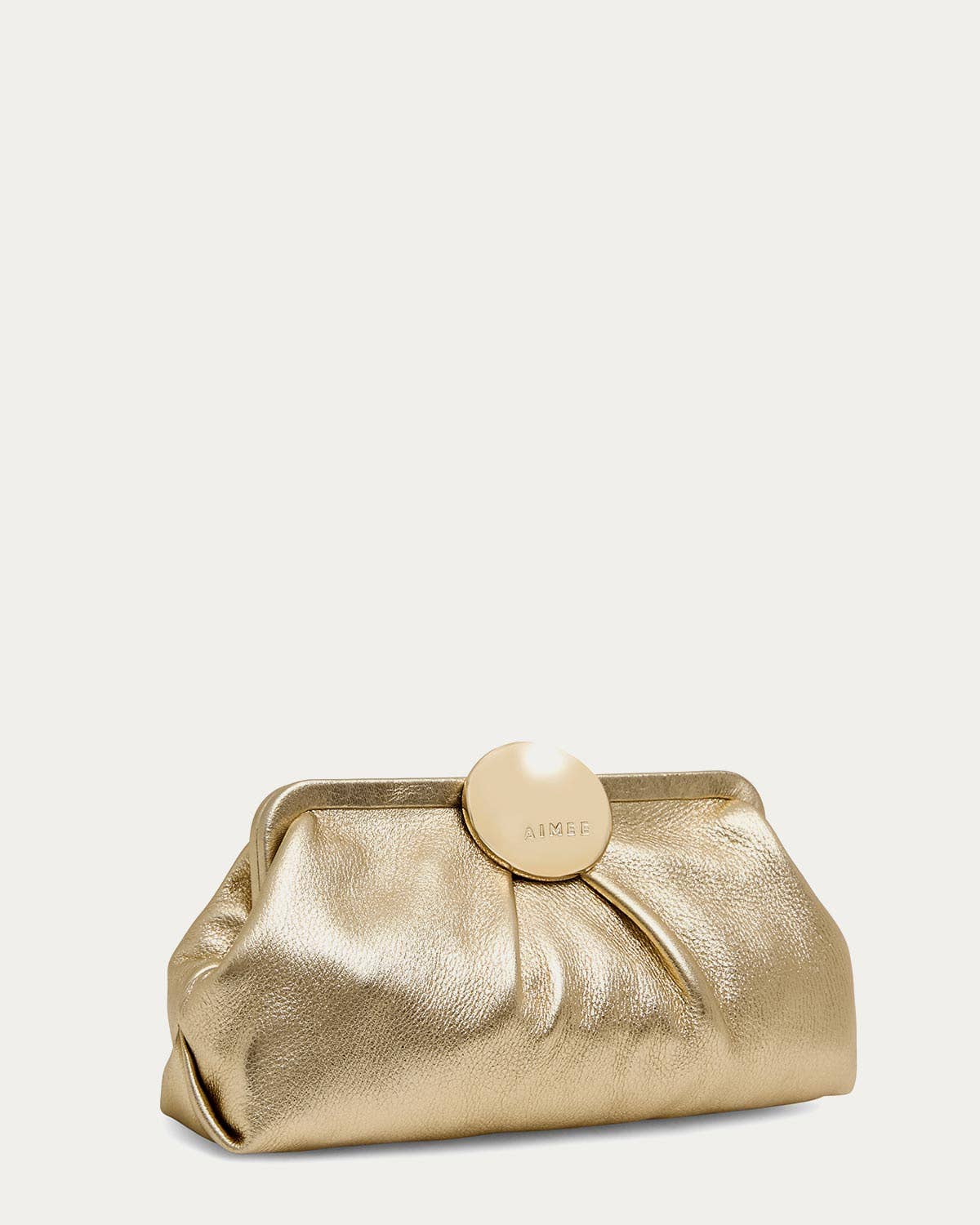 Full Circle Clutch - Champagne