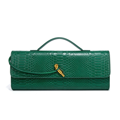 Crocodile Leather Clutch